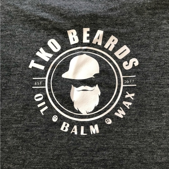 BEARDS Making Ugly Men Handsome Grey T-Shirt Size Medium - Picture 6 of 9